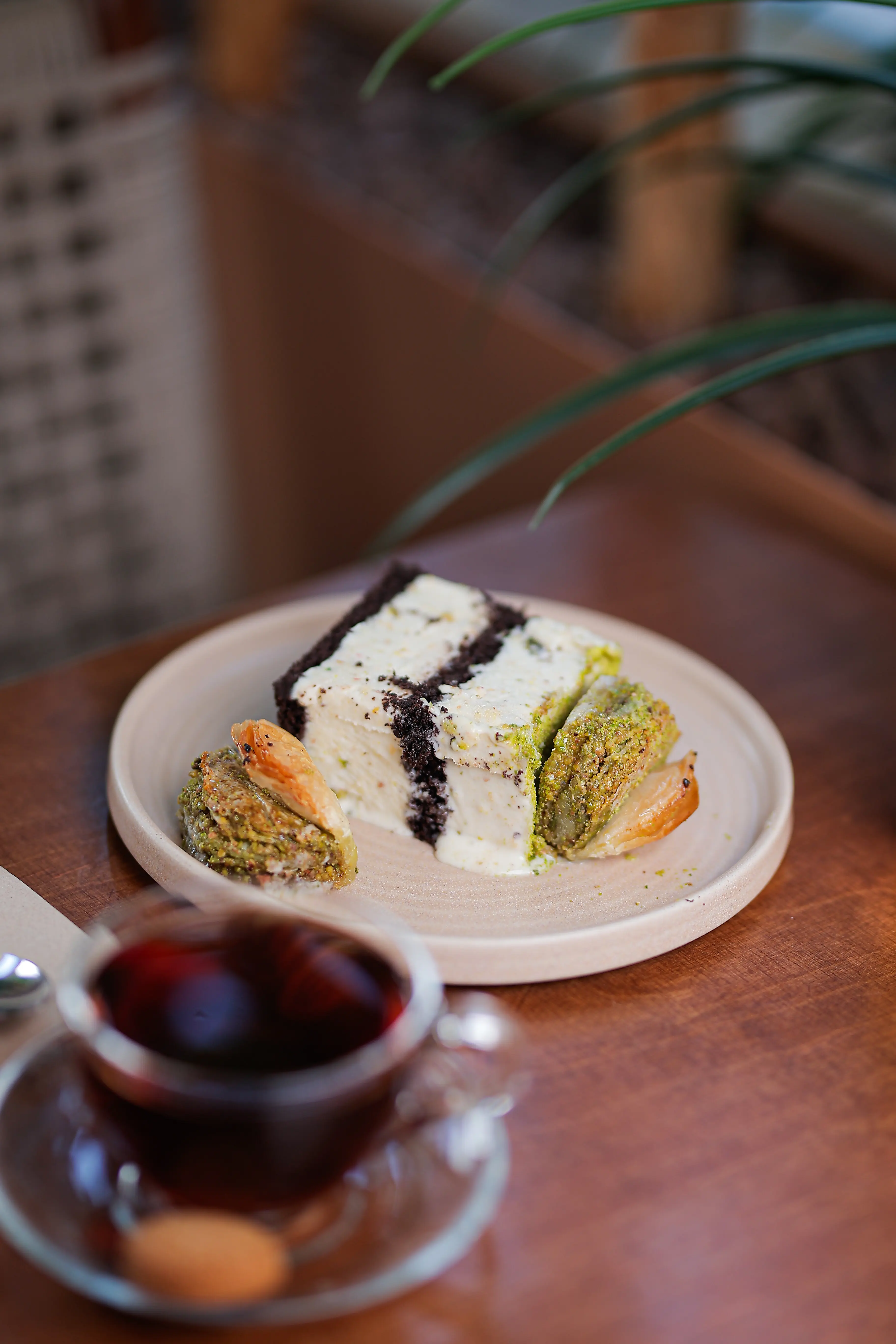 Baklavalı Dondurmalı Pasta